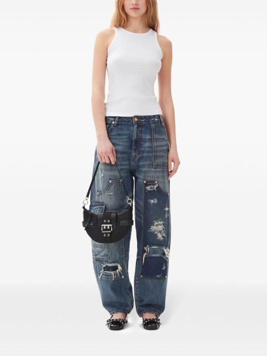 25SS 가니 숄더백 A6134 099 Black - GANNI