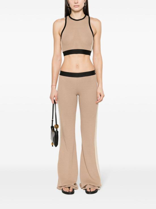  팜앤젤스 민소매 티셔츠 PWHT001S24KNI001 6410 Beige - PALM ANGELS