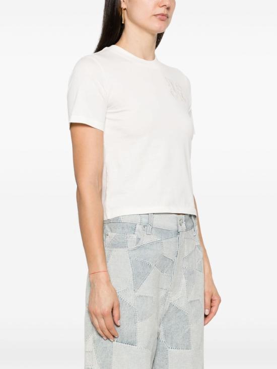  팜앤젤스 반팔 티셔츠 PWAA044R24JER001 0303 White - PALM ANGELS