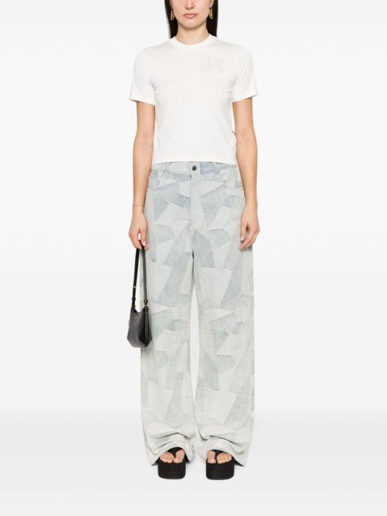  팜앤젤스 반팔 티셔츠 PWAA044R24JER001 0303 White - PALM ANGELS