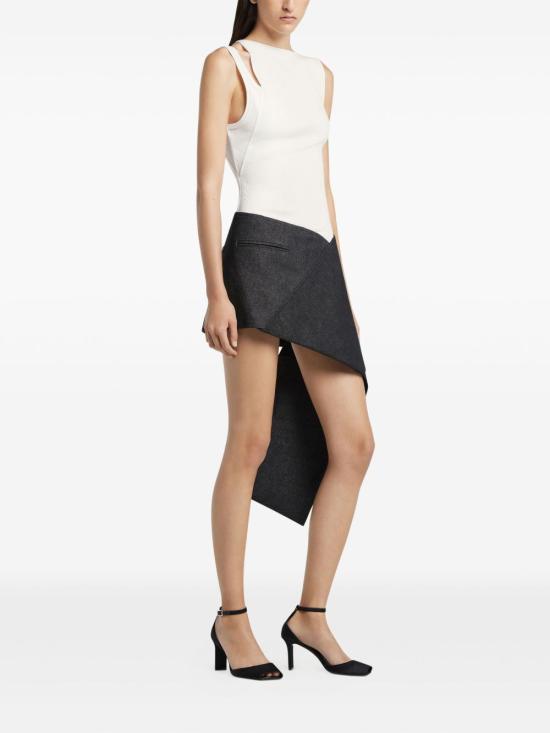 25FW 쿠레쥬 민소매 티셔츠 425JDE146JS0194 0001 White - COURREGES