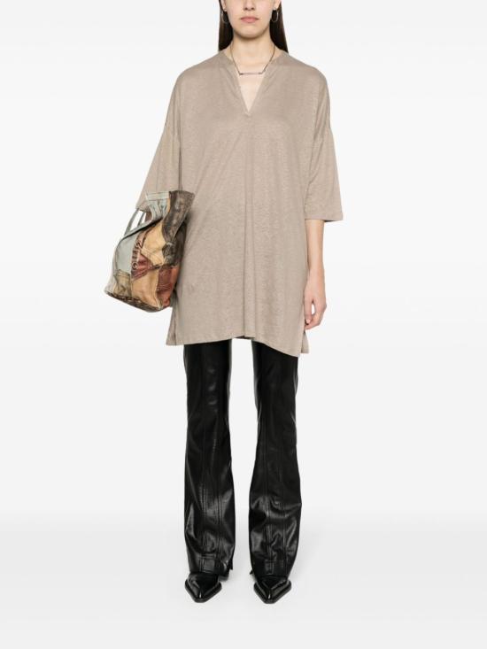  마제스틱필라쳐 미디 원피스 M011FTQ007 TUNIQUE683 Dove Grey - MAJESTIC FILATURES