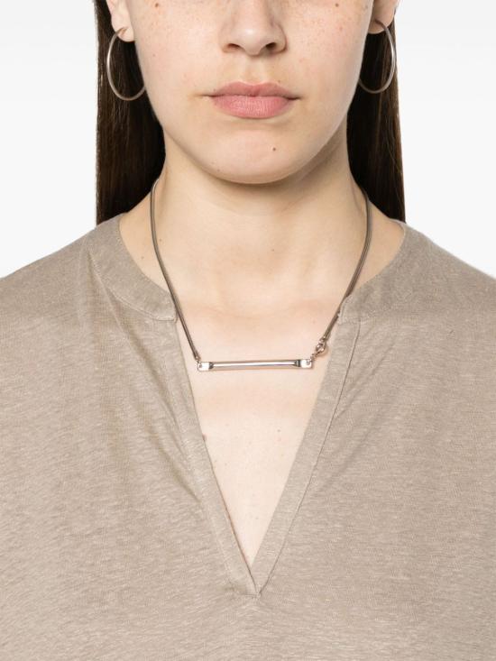  마제스틱필라쳐 미디 원피스 M011FTQ007 TUNIQUE683 Dove Grey - MAJESTIC FILATURES