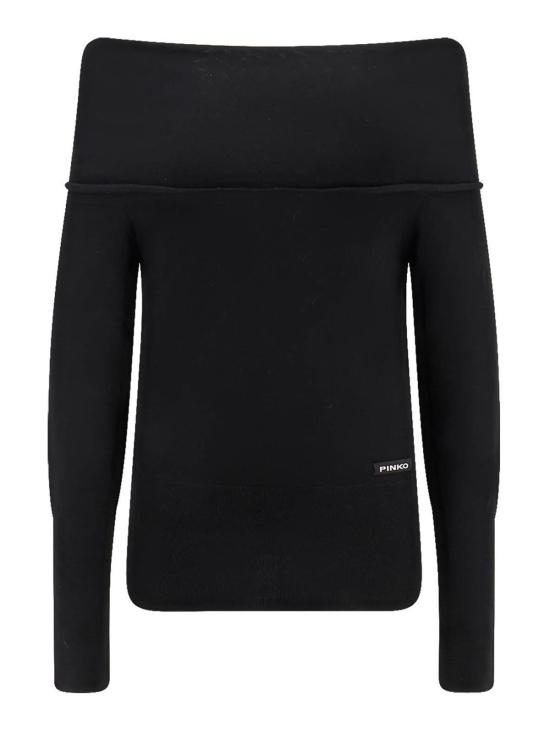 25FW 핑코 긴팔 티셔츠 105416A2PUZ99 Black