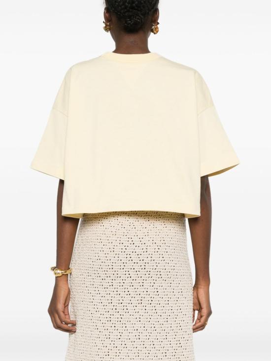  보테가베네타 반팔 티셔츠 777597 VKLZ07361 Beige - BOTTEGA VENETA