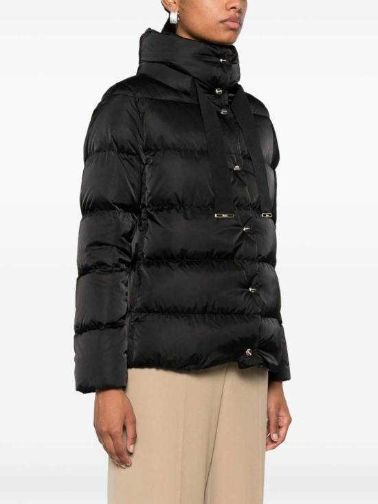 26FW 에르노 새틴 케이 다운 자켓 PI001936D12170Z9300 BLACK - HERNO