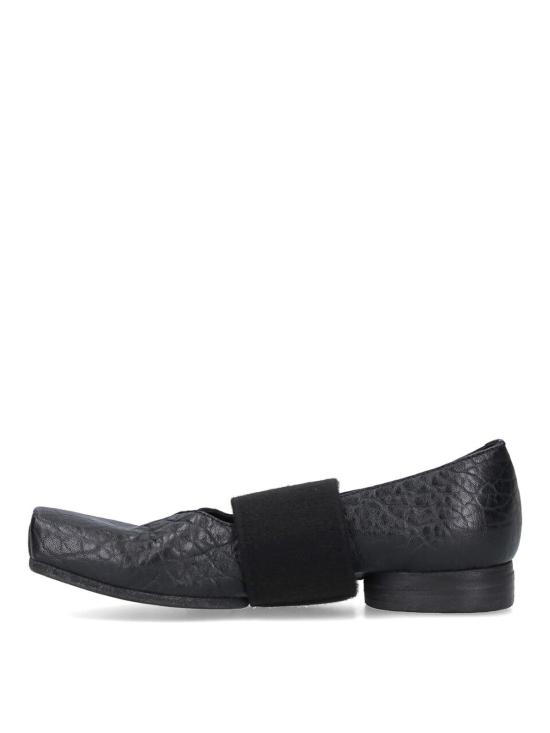 25FW 우마 왕 플랫 슈즈 US9028UW900 Black - UMA WANG