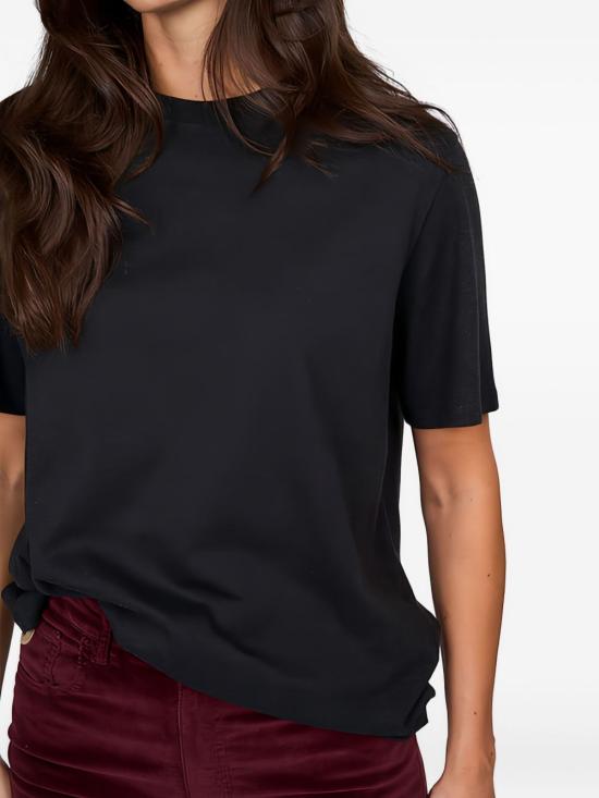  마제스틱필라쳐 반팔 티셔츠 M406FTS787 COLROND002 Black - MAJESTIC FILATURES