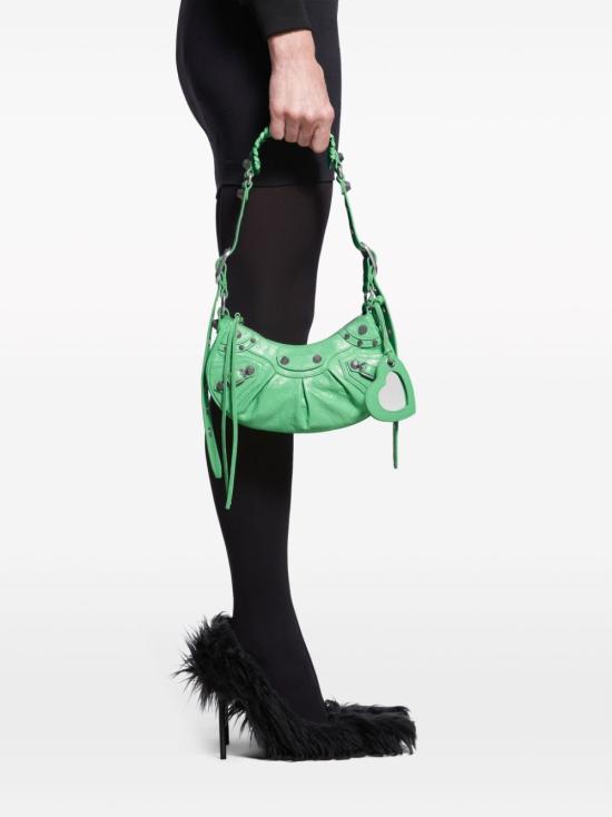  발렌시아가 Le Cagole 르 카골 숄더백 671309 1VG9Y3823 Green - BALENCIAGA