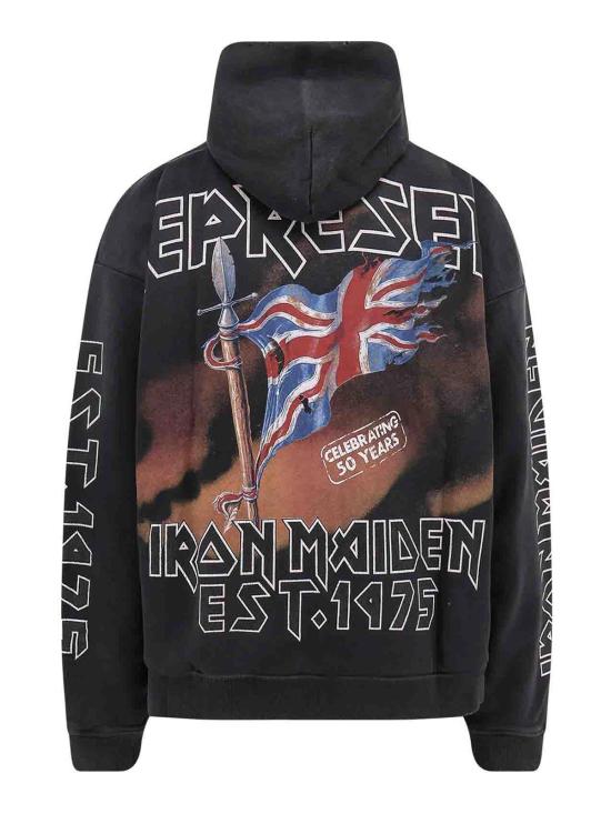 25FW 리프레젠트 후드 티셔츠 MLM10057704 Black - REPRESENT