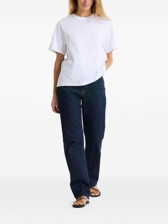  마제스틱필라쳐 반팔 티셔츠 M406FTS787 COLROND001 White - MAJESTIC FILATURES