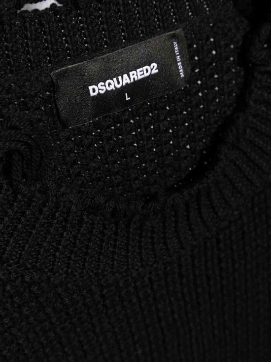 25FW 디스퀘어드2 스웨터 S74HA1446D13040900C Black - DSQUARED2