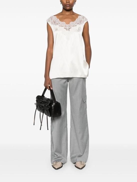  에르마노 설비노 스트레이트 팬츠 D454P303JWRM4502 Black - ERMANNO SCERVINO