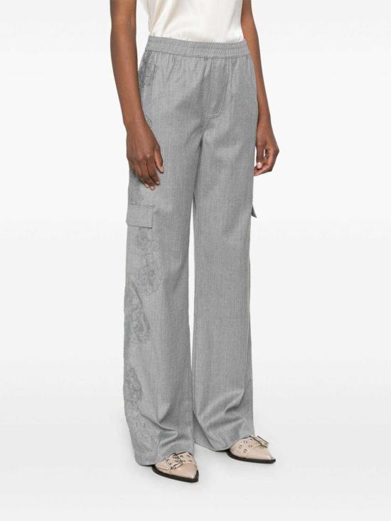  에르마노 설비노 스트레이트 팬츠 D454P303JWRM4502 Black - ERMANNO SCERVINO