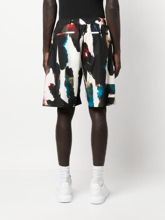 알렉산더 맥퀸 숏팬츠 726838 QUO768500 MultiColour - ALEXANDER MCQUEEN