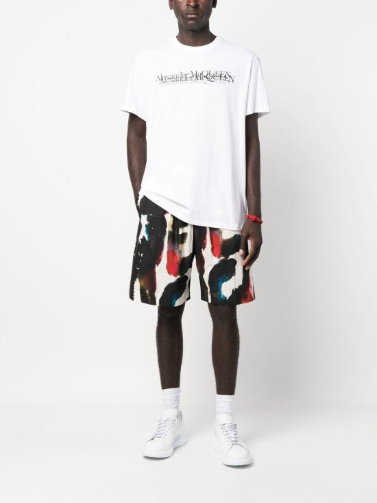  알렉산더 맥퀸 숏팬츠 726838 QUO768500 MultiColour - ALEXANDER MCQUEEN