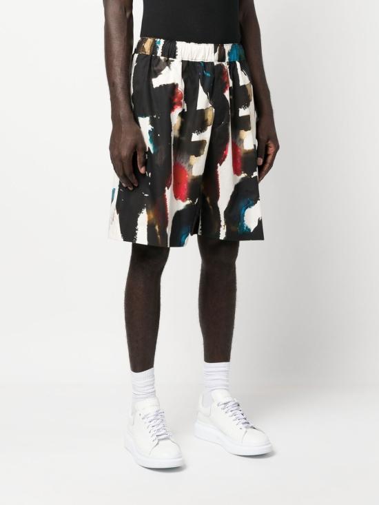  알렉산더 맥퀸 숏팬츠 726838 QUO768500 MultiColour - ALEXANDER MCQUEEN