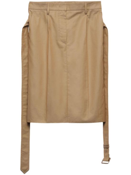  프라다 미디 스커트 P185KK 14ZGF0065 Beige