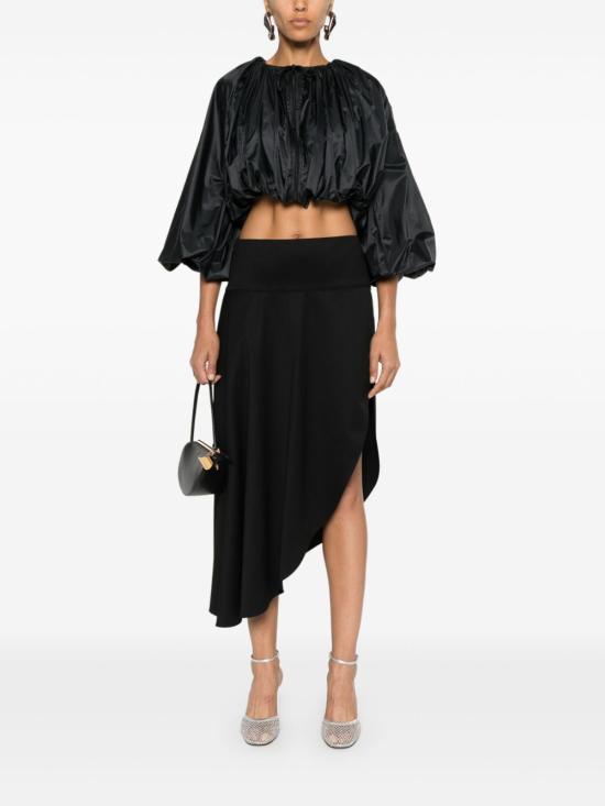 알라이아 미디 스커트 AA9J05616T615 995 BLACK - ALAIA
