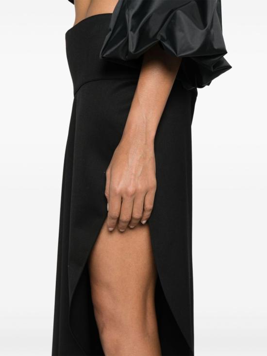  알라이아 미디 스커트 AA9J05616T615 995 BLACK - ALAIA