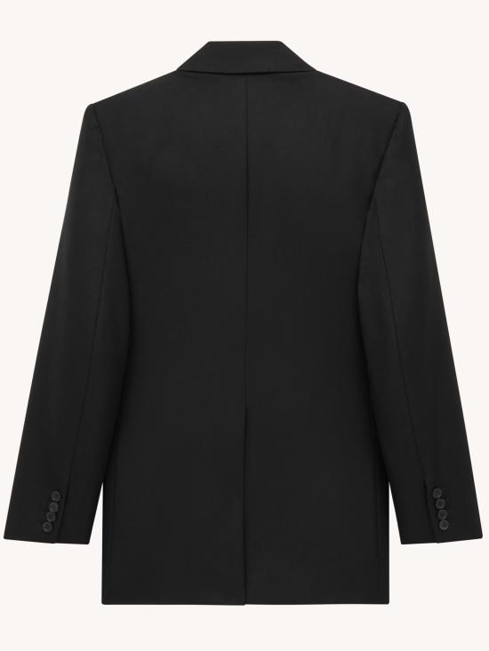 25FW 생로랑 수트 자켓 830671Y2H70 1000 Black - SAINT LAURENT