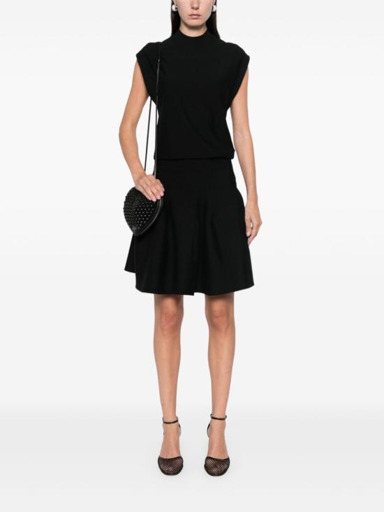  알라이아 숏 원피스 AA9R25046M904 995 Black - ALAIA
