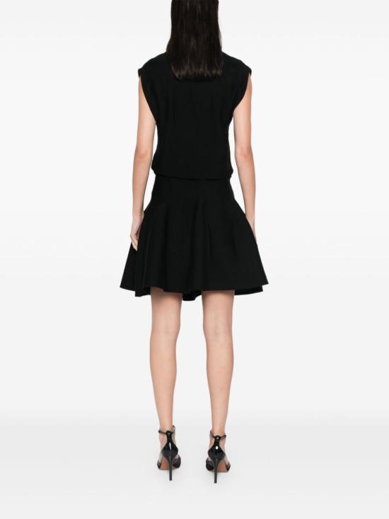  알라이아 숏 원피스 AA9R25046M904 995 Black - ALAIA