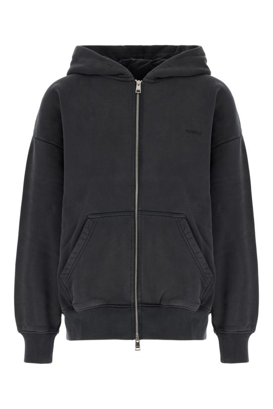 25FW 퍼플 브랜드 후드 티셔츠 P460 BFWB BLACK