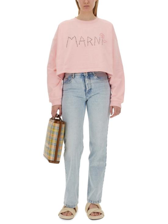  마르니 긴팔 티셔츠 FLJE0198S1 UTC27500C16 Pink - MARNI