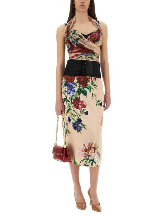25SS 돌체앤가바나 미디 스커트 F4BCAT FSIB5H25PR Pink - DOLCE & GABBANA