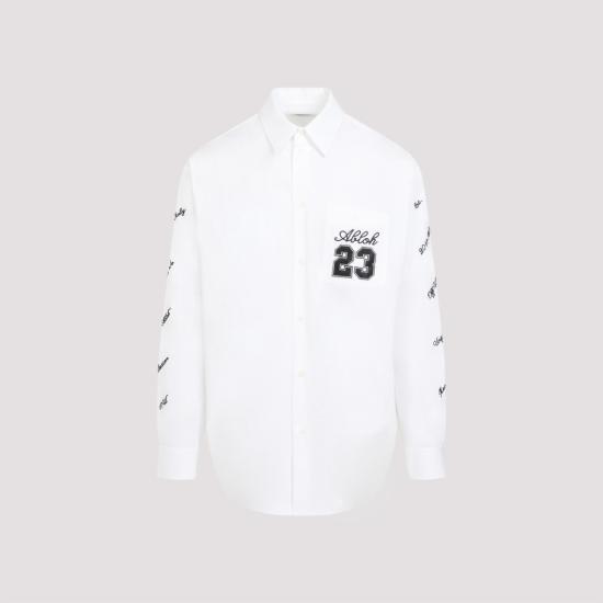  오프화이트 셔츠 OMGE004S24FAB002 White - OFF WHITE
