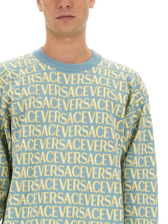  베르사체 스웨터 1010249 1A074665V510 Multicolor - VERSACE