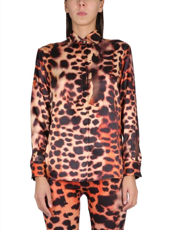  로베르토 카발리 블라우스 QKT704 SZF4905558 Pink
