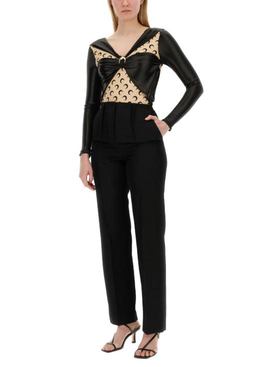  마린세르 긴팔 티셔츠 WTO392 RJER0015BK99 Black - MARINE SERRE