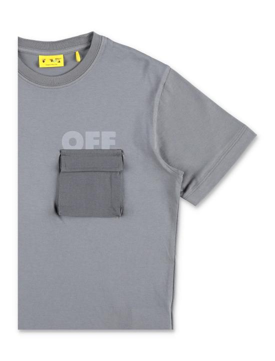 25FW [키즈] 오프화이트 탑 OBAA016F25JER001 0705 GREY - OFF WHITE