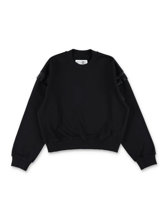 25FW [키즈] MM6 메종마르지엘라 니트/스웻셔츠 M60871MM05X M6900 BLACK