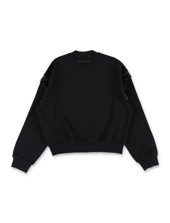 25FW [키즈] MM6 메종마르지엘라 니트/스웻셔츠 M60871MM05X M6900 BLACK - MM6 MAISON MARGIELA