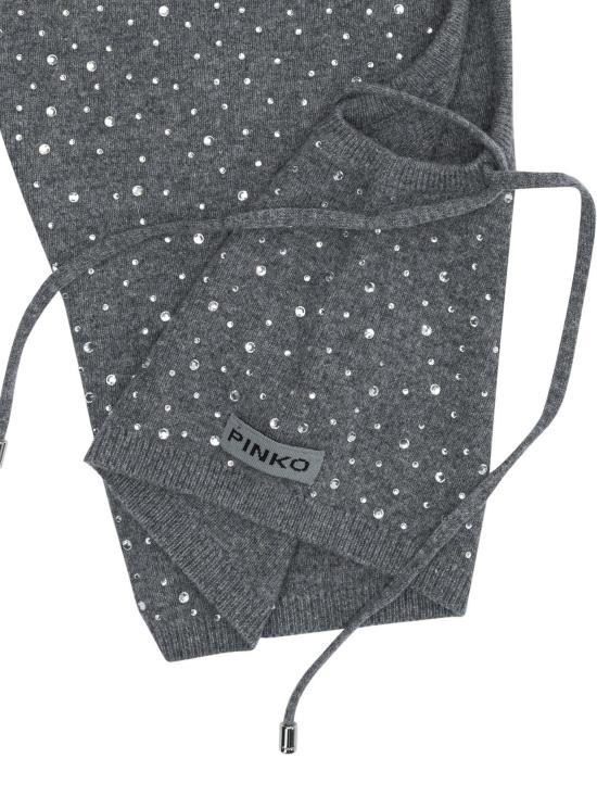 25FW 핑코 이어플랩 캡 106005 A2YYI12 GREY - PINKO