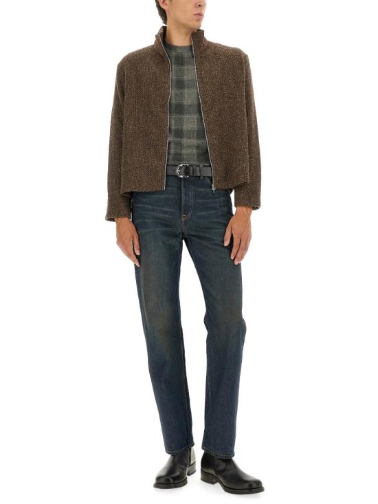 26SS 아워레가시 긴팔 티셔츠 M4256SBS BROWNSPARSEBUCKLEWEAVE - OUR LEGACY