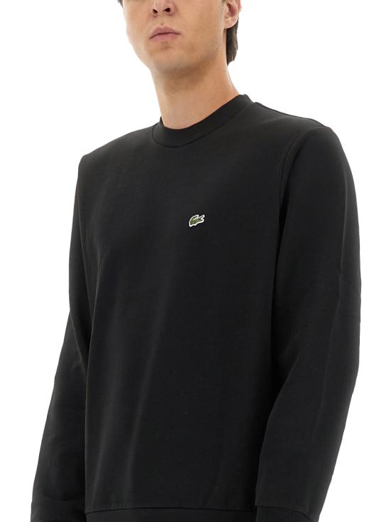 25FW 라코스테 긴팔 티셔츠 SH9608 031 BLACK - LACOSTE