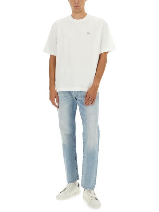 25FW 라코스테 반팔 티셔츠 TH7744 001 WHITE - LACOSTE