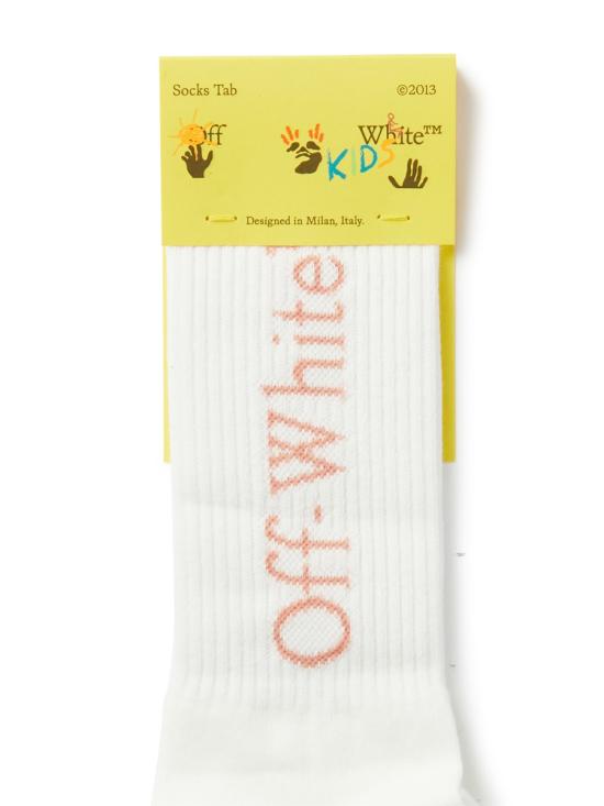 25SS [키즈] 오프화이트 발목 양말 OGRA003K S25KNI0010130 WHITE - OFF WHITE