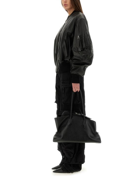 25FW 디 아티코 가죽 자켓 250WCB00004 LBT128AA100 BLACK - THE ATTICO