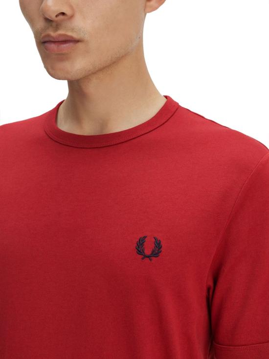 25SS 프레드페리 반팔 티셔츠 FP M3519 53 M02 RED - FRED PERRY