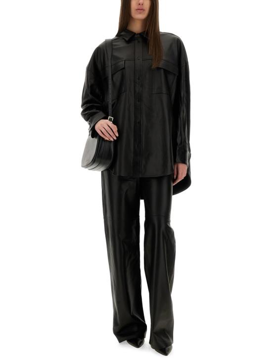 25SS 마이클 코어스 스트레이트 팬츠 MR53065FAF 001BLACK - MICHAEL KORS