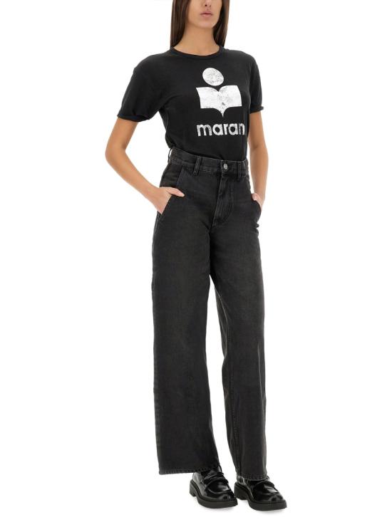 25SS 이자벨마랑에뚜왈 반팔 티셔츠 TS0004FA A1N10E01BK BLACK - ISABEL MARANT ETOILE