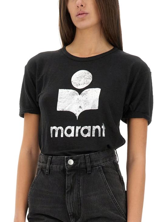 25SS 이자벨마랑에뚜왈 반팔 티셔츠 TS0004FA A1N10E01BK BLACK - ISABEL MARANT ETOILE