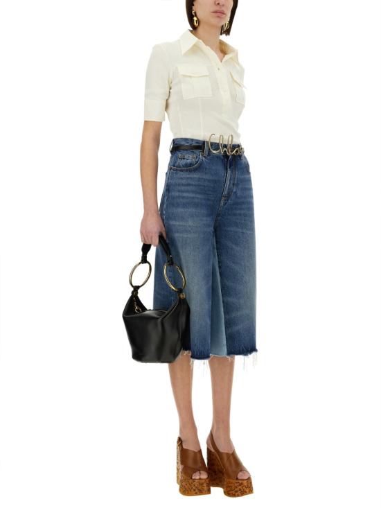 26SS 끌로에 폴로 티셔츠 25SJH13182 103 WHITE - CHLOE