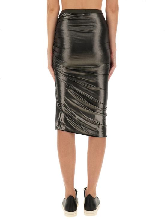 26SS 릭 오웬스 미디 스커트 LI01E4307 GVIL68 GREY - RICK OWENS