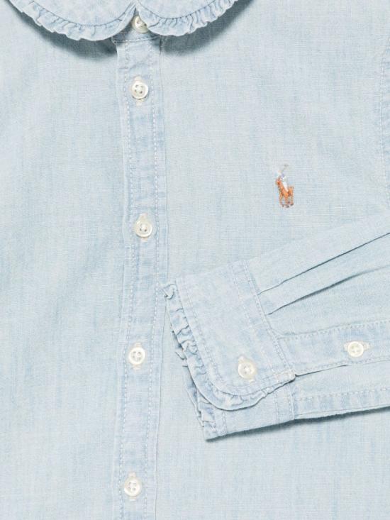 25SS [키즈] 폴로 랄프로렌 셔츠 312878006K 001MEDIUMBLUEWASH - POLO RALPH LAUREN